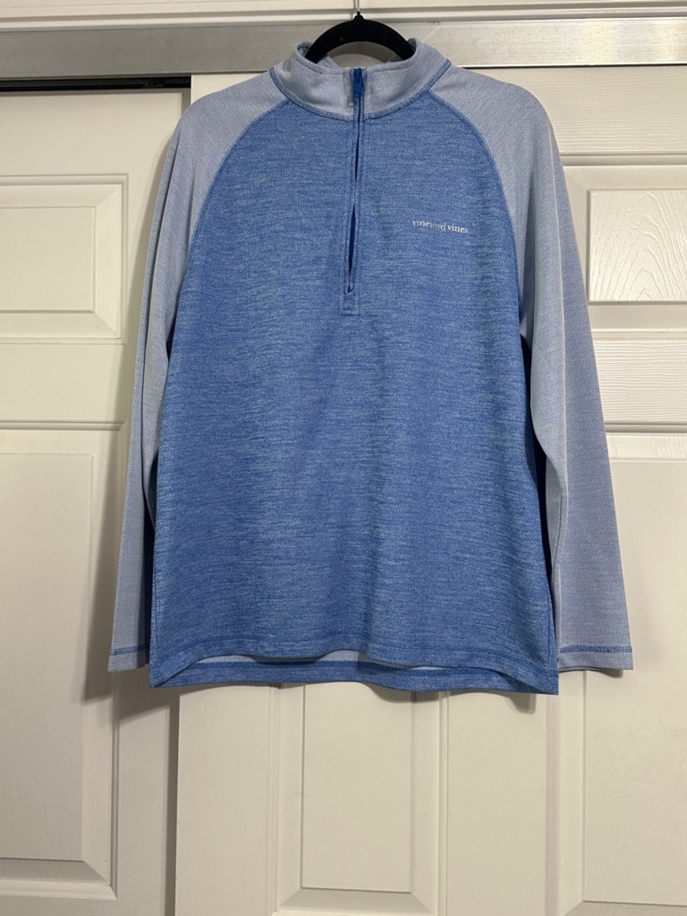 Vineyard Vines Light & Medium Blue Quarter-Zip Pullover